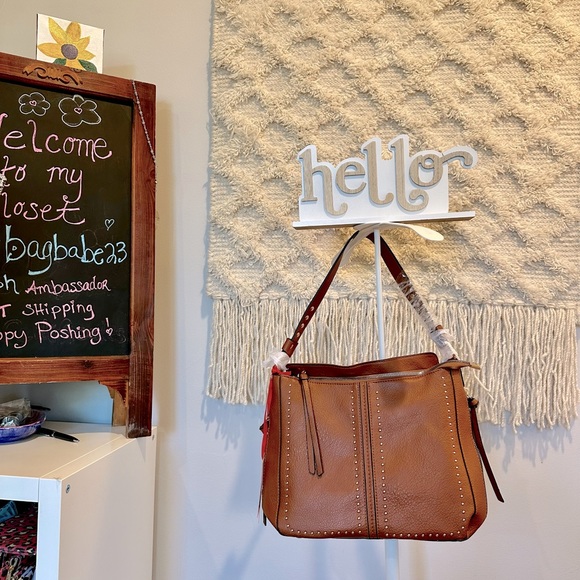 ❤️Montana West Vegan Leather Studded Handbag NWT! Gorgeous! - Picture 9 of 11